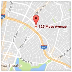 map of 125 Moss Avenue