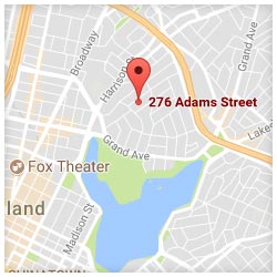 map of 276 Adams Street