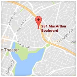 map of 281 Macarthur Boulevard