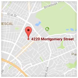 map of 4220 Montgomery Street