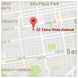 map of 22 Terra Vista Avenue